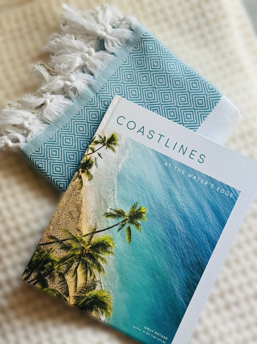 Coastlines Book/Beach Towel Gift Set
