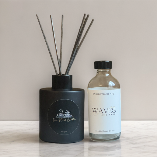 Sea Salt + Wildflower Bookish Diffuser Set